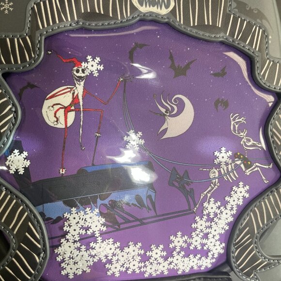 🎄 Loungefly Disney Nightmare Before Christmas Holiday Mini Backpack – NWT 🎄 - Picture 5 of 6